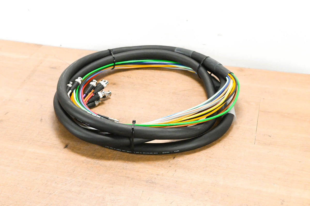 Laird Gepco VS16230 3G/HD-SDI 16-Channel Video Adapter Snake Cable - 15'
