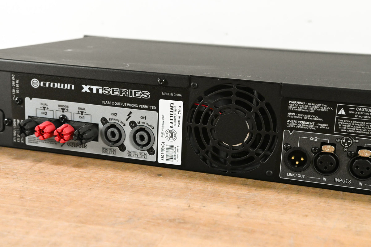 Crown XTi 4002 2-Channel, 1200W @ 4Ω Power Amplifier