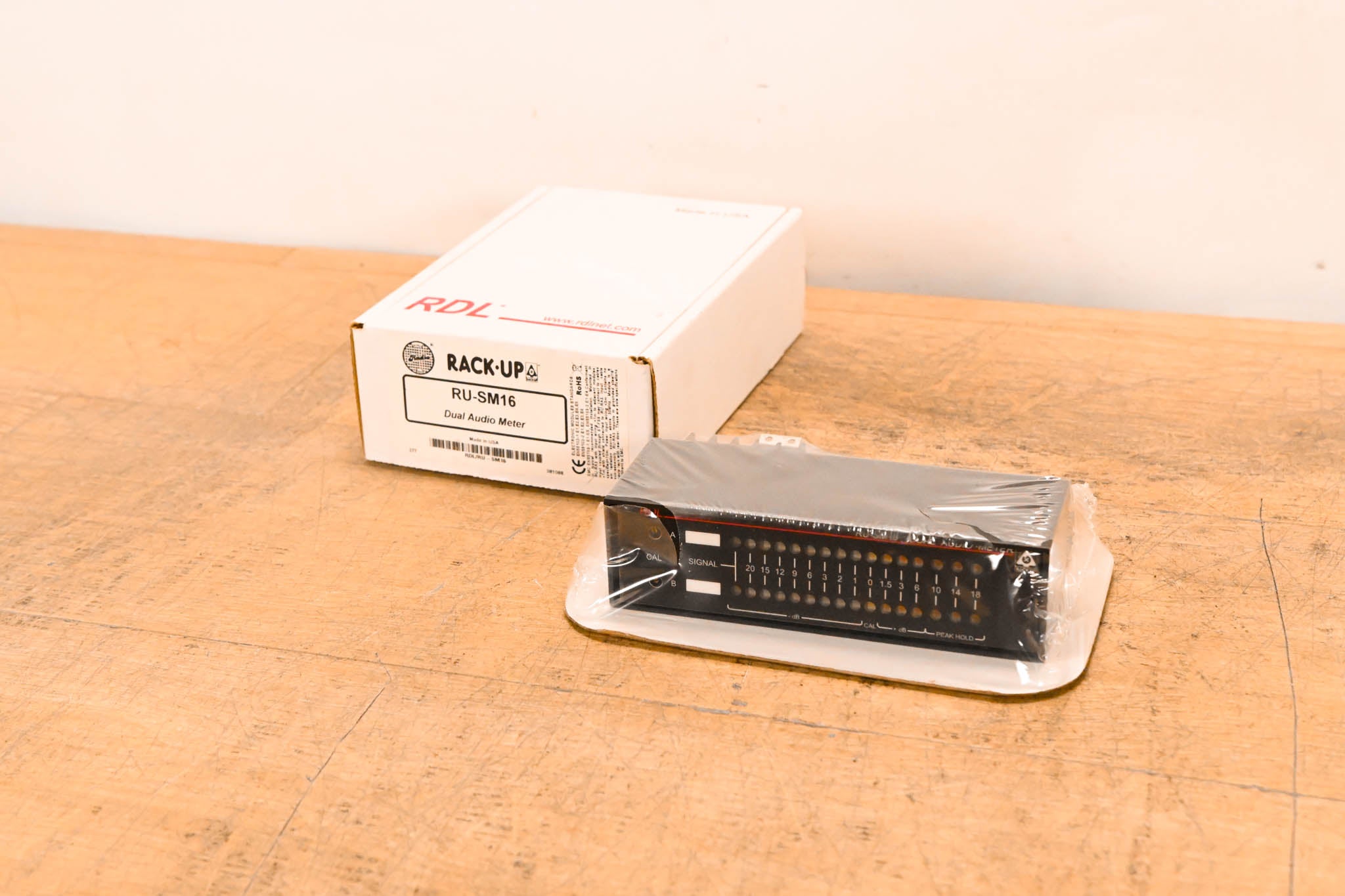 RDL RU-SM16 LED Dual Audio Meter