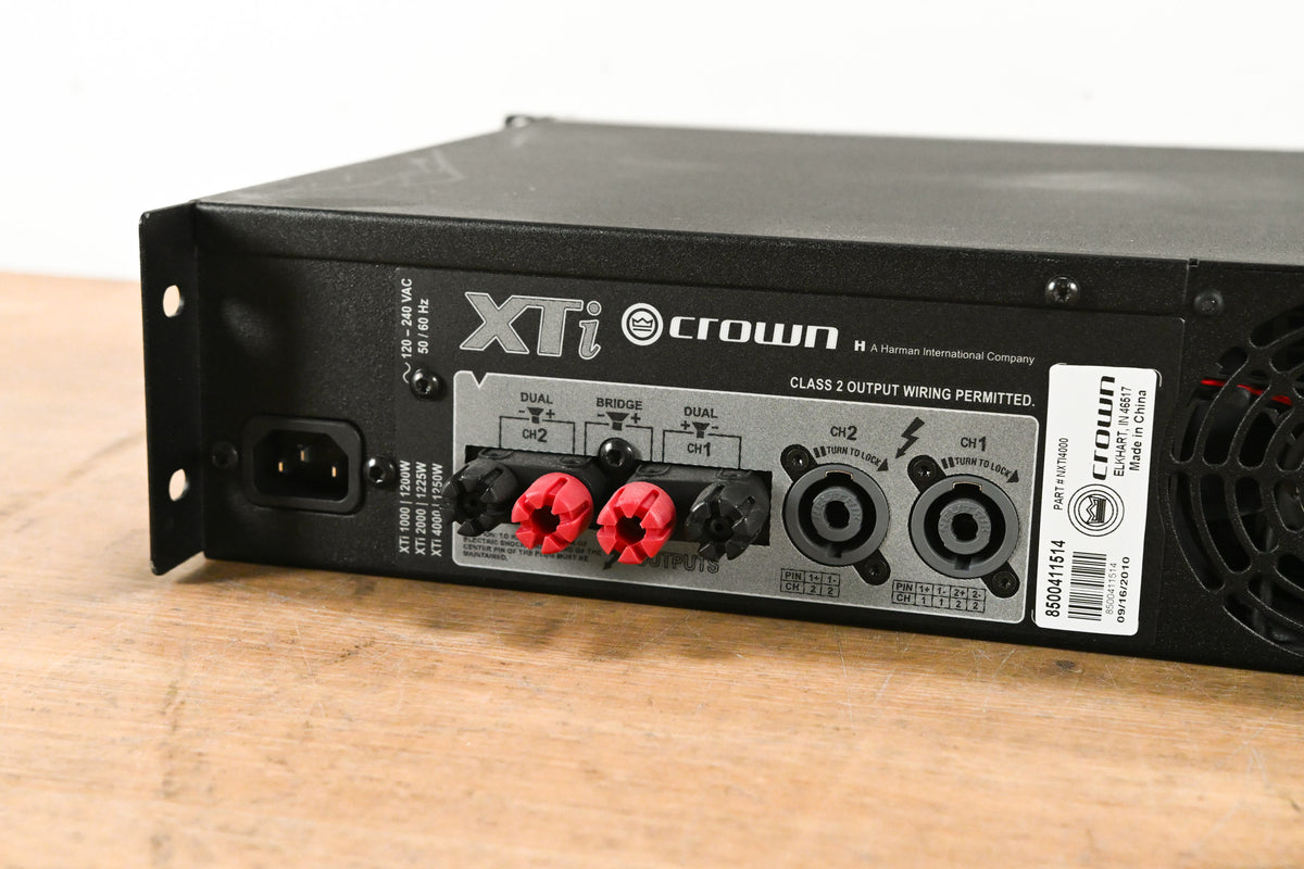Crown XTi 4000 Stereo Power Amplifier with DSP