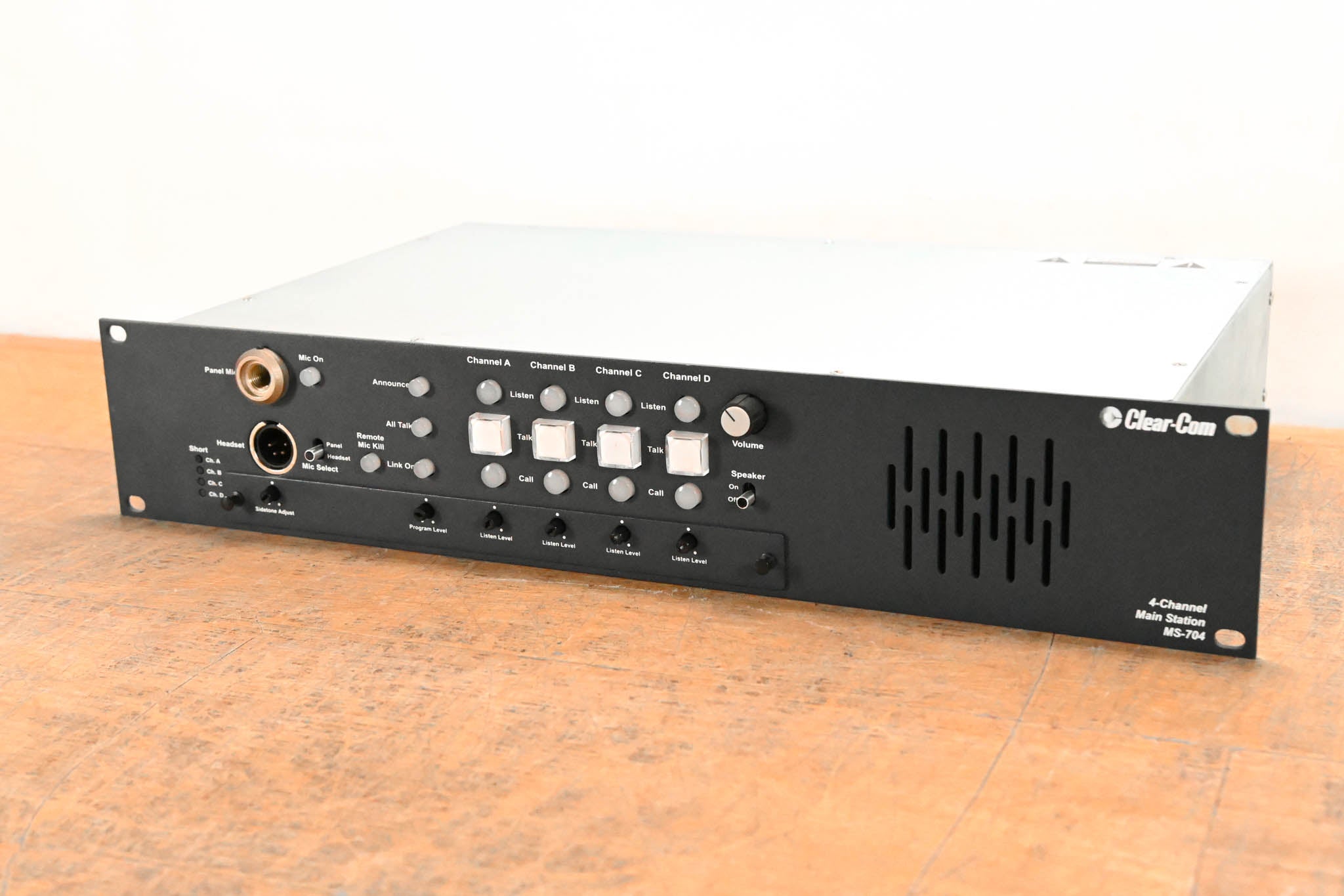 Clear-Com MS-704 2RU Four-Channel Main Station