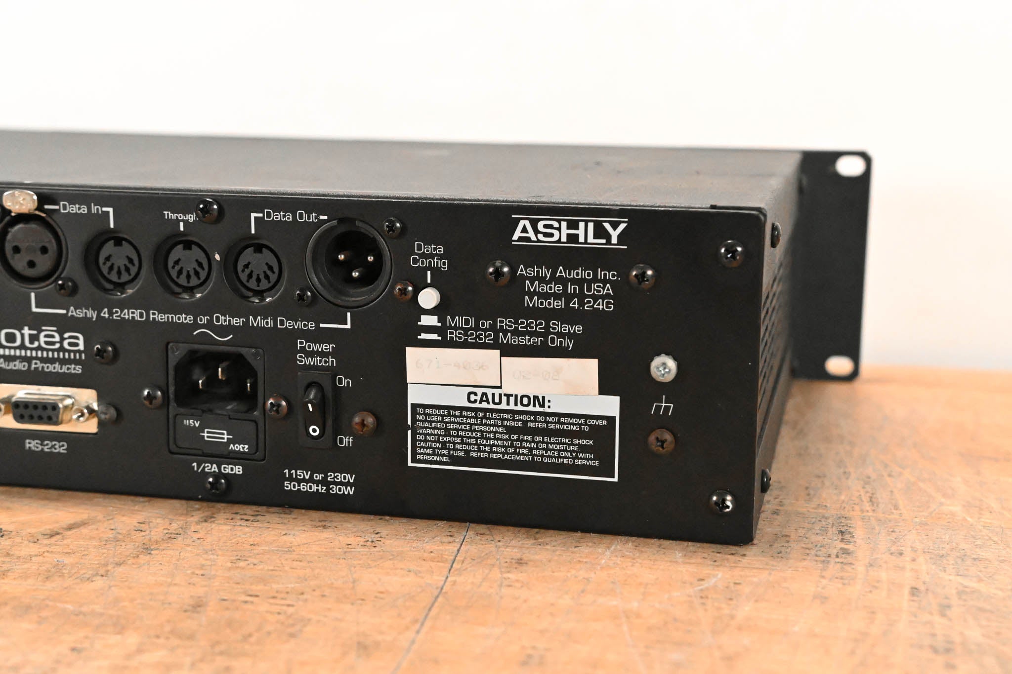 Ashly Protea System II 4.24G 4-Channel Digital Graphic Equalizer