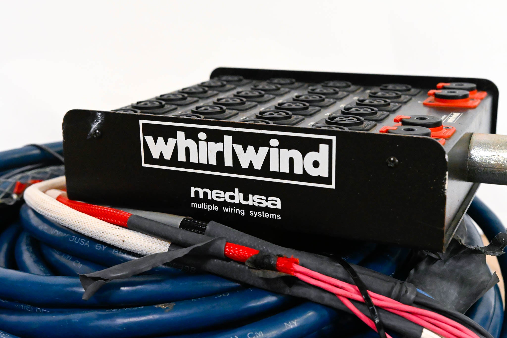 Whirlwind Medusa 24x4 XLR Stage Box to Fanout Snake - 100ft