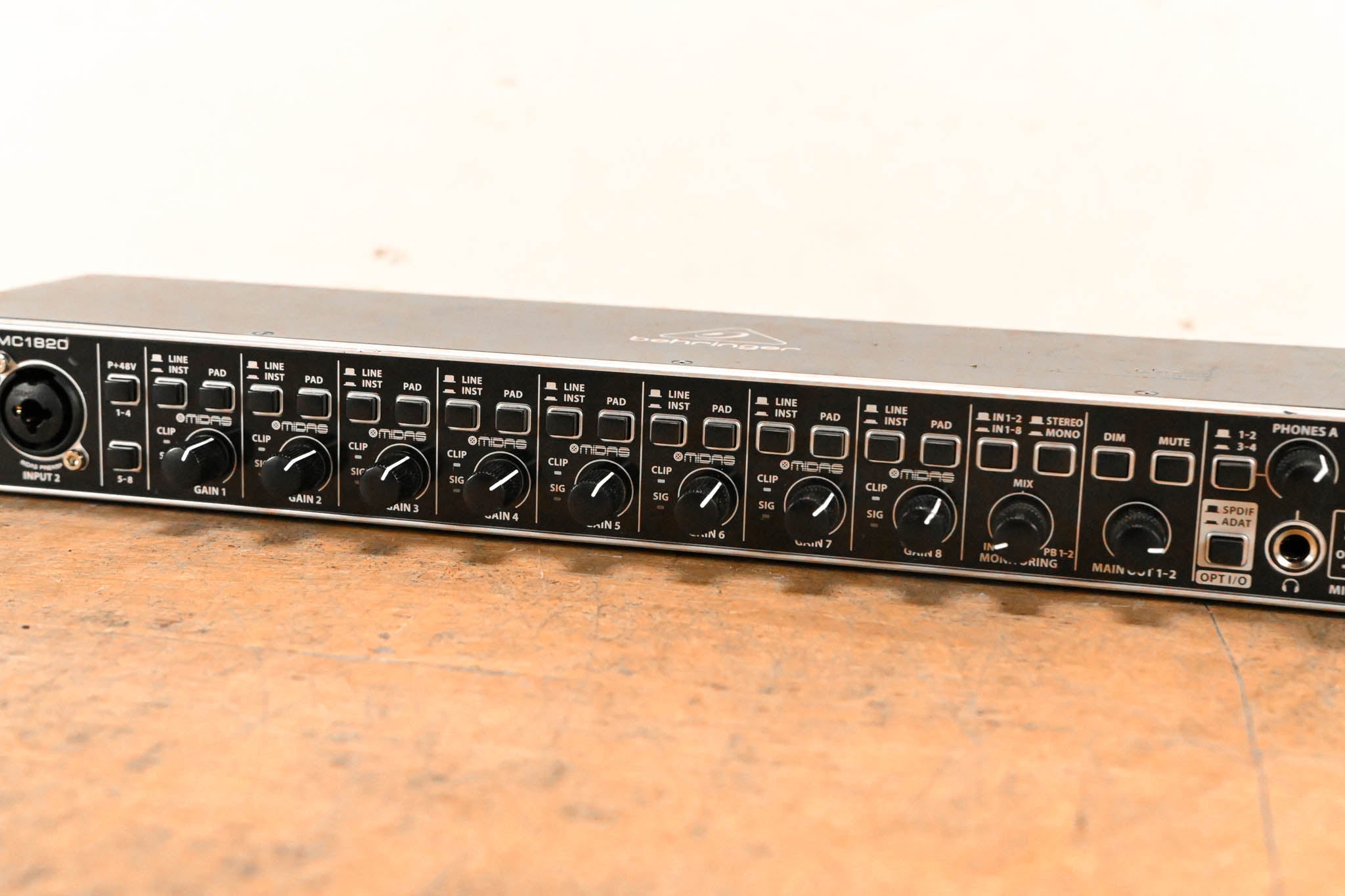 Behringer U-Phoria UMC1820 USB Audio Interface (NO POWER SUPPLY)