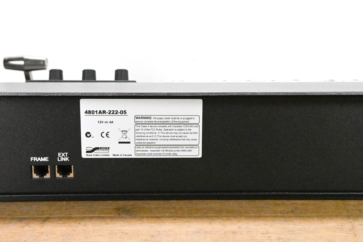 Ross 4801AR-222-05 Carbonite Control Panel (NO POWER SUPPLY)