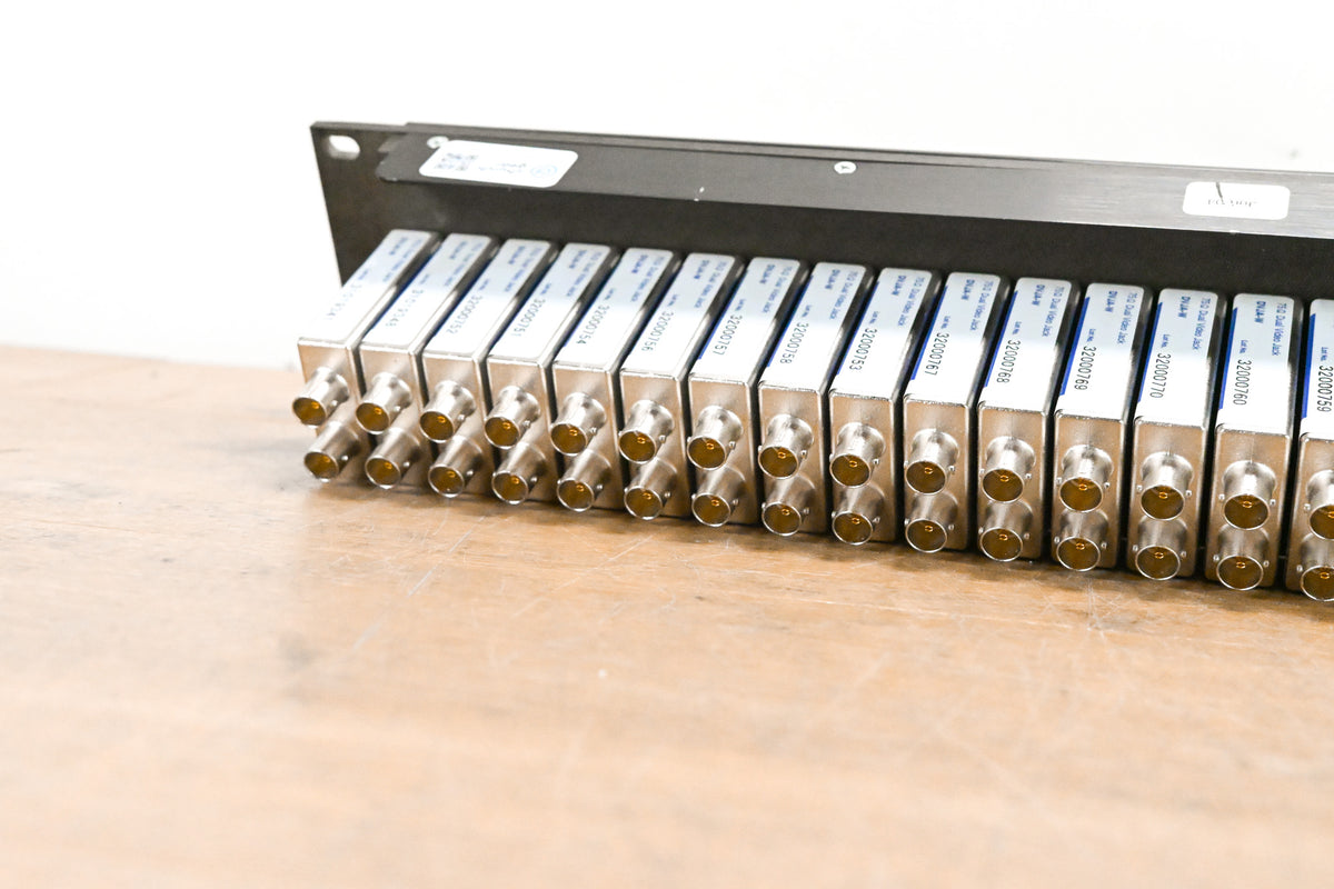Canare 26DV-2U Digital Video Patchbay w/ DVJA-W 75Ω Modules