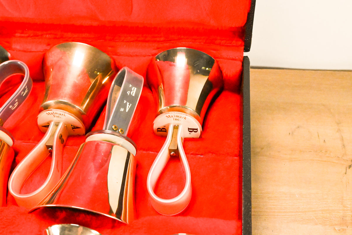 Malmark Three Octave Handbell Set (C4-C7) - 37 Bells w/ 4 Cases