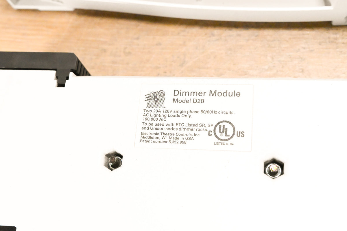 ETC D20 Dual 20A Dimmer Module (Pack of 4)