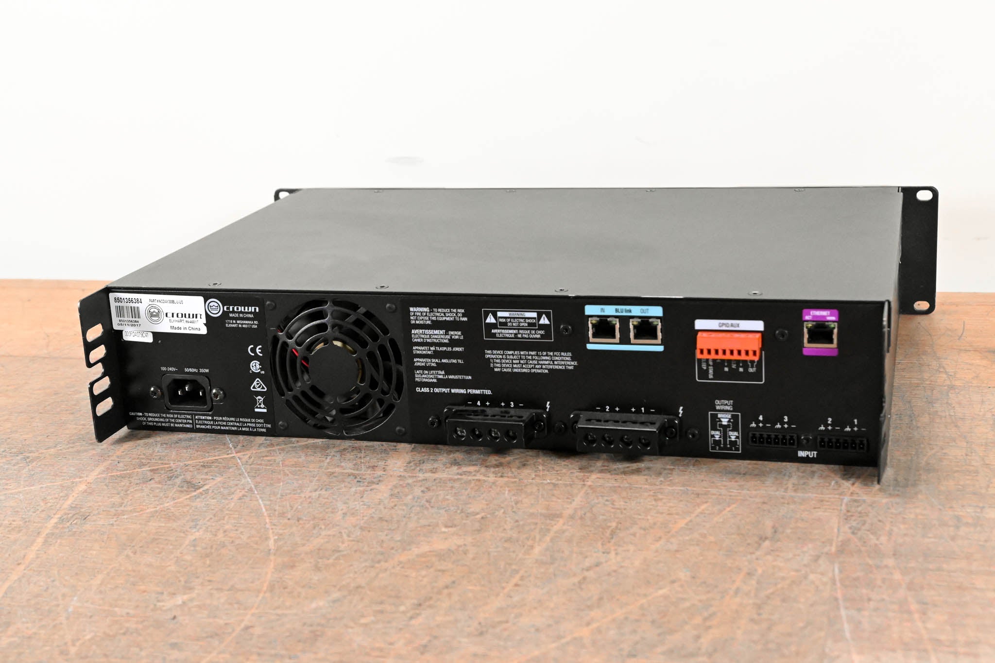 Crown CDi 4|300BL 4-Channel DriveCore Series Power Amplifier w/ BLU Link