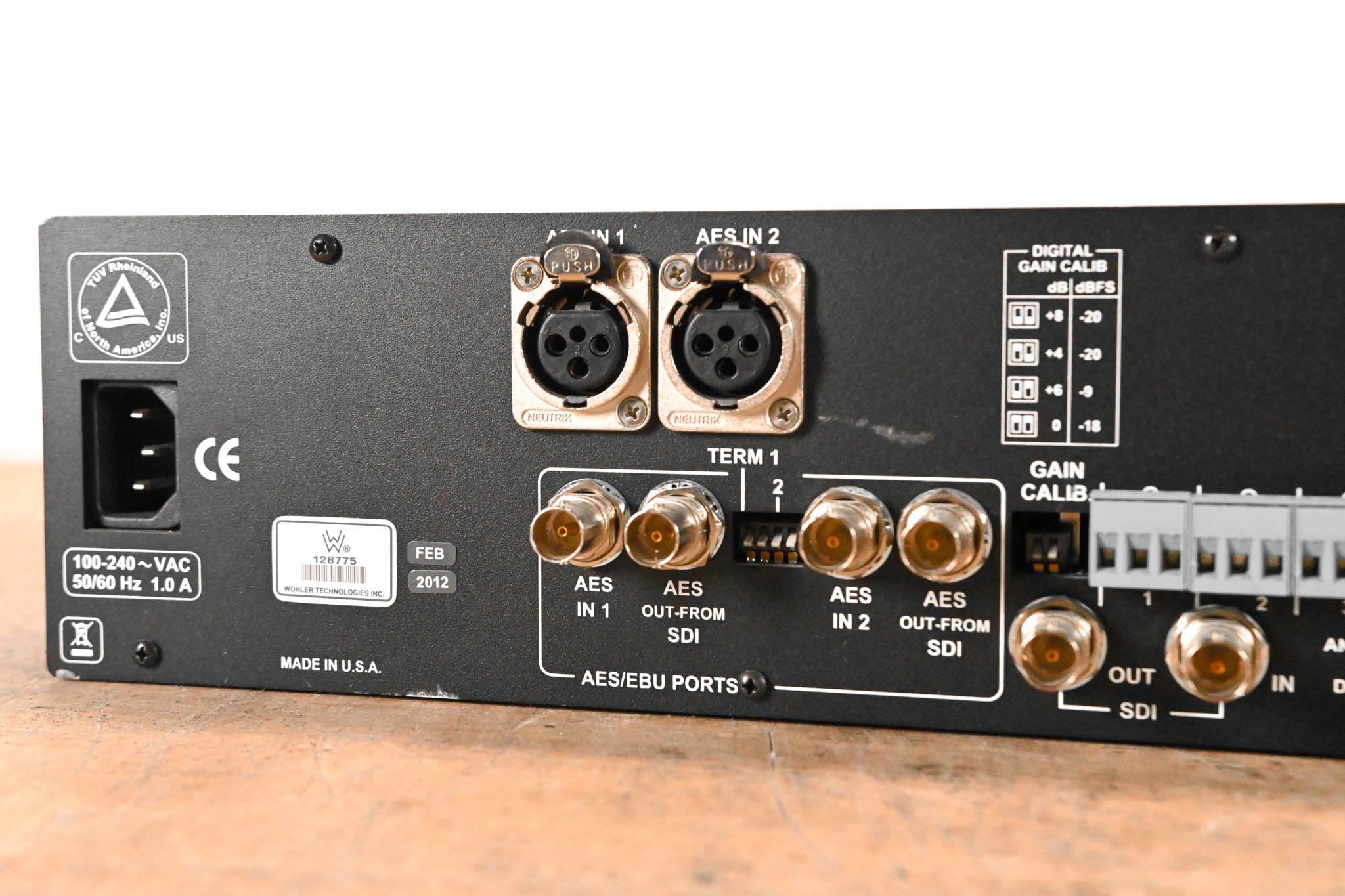 Wohler Technologies AMP2-VSDA Digital Audio Monitor Panel