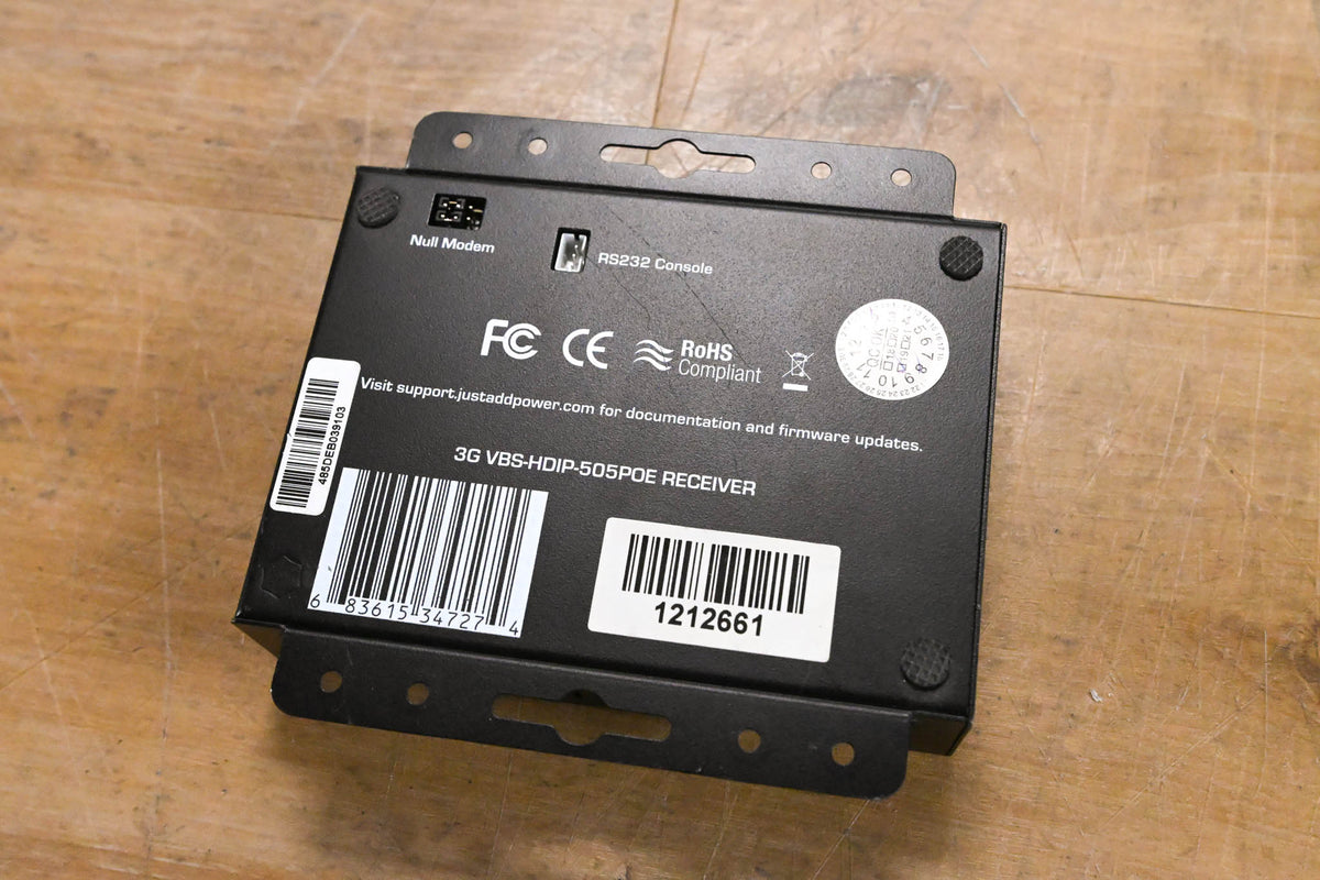 Just Add Power VBS-HDIP-505POE 3G 2GΩ/3G Receiver (NO POWER SUPPLY)