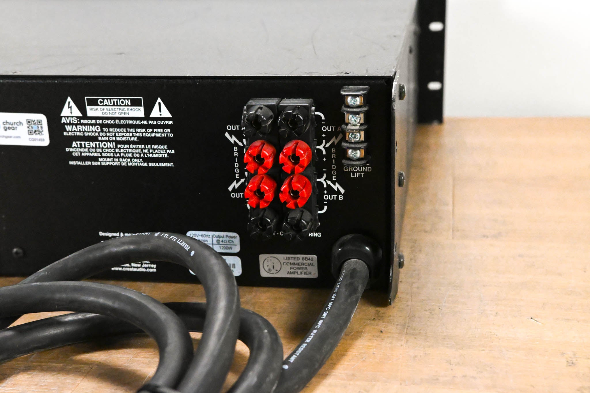 Crest Audio 8001 2-Channel Power Amplifier