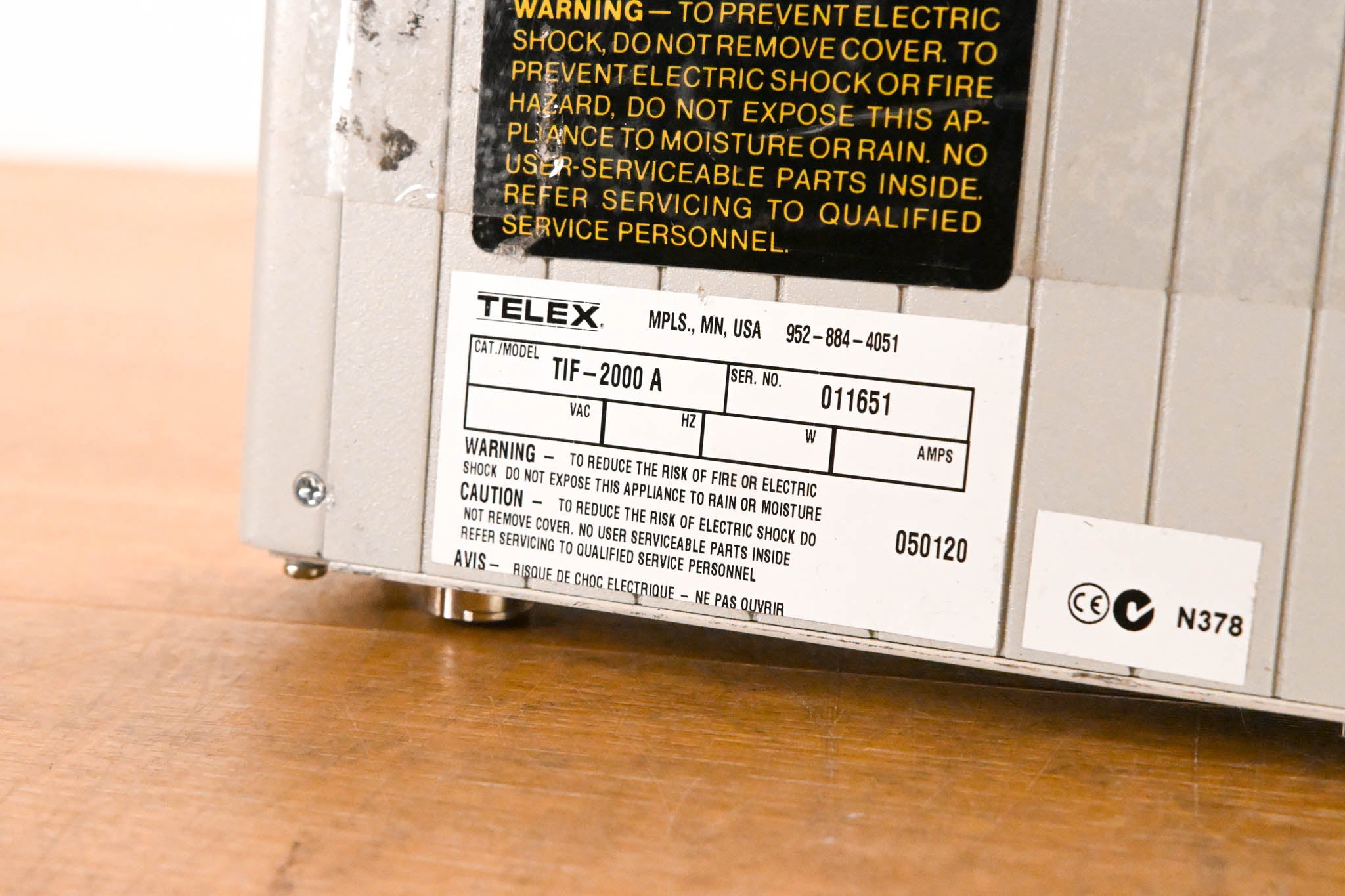 RTS TIF-2000A Single-Line Digital Telephone Interface (NO POWER SUPPLY)