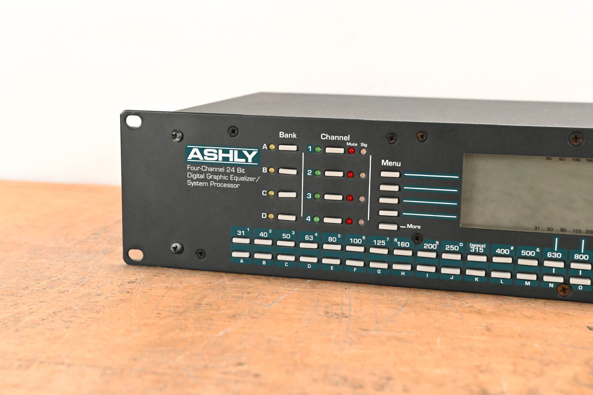 Ashly Protea System II 4.24G 4-Channel Digital Graphic Equalizer