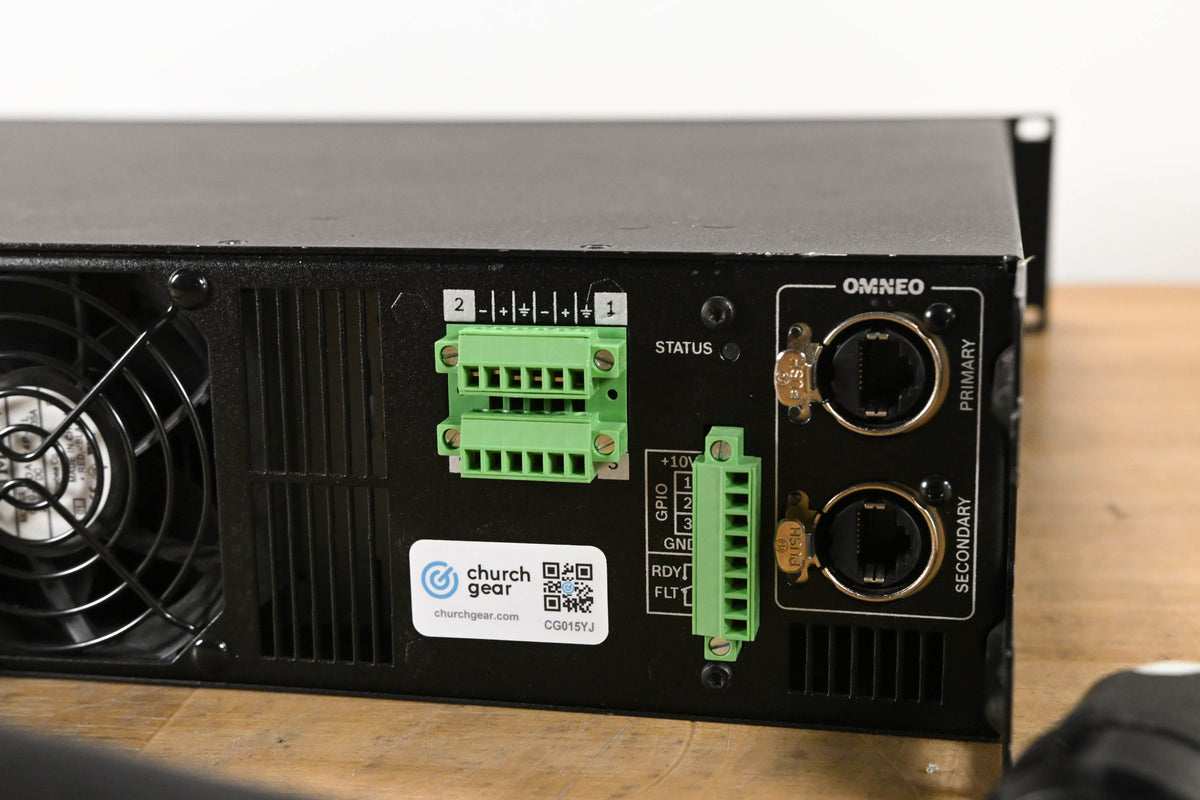 Dynacord IPX10:4 4 x 2500W 4‑Channel Installation DSP Class‑D Amplifier