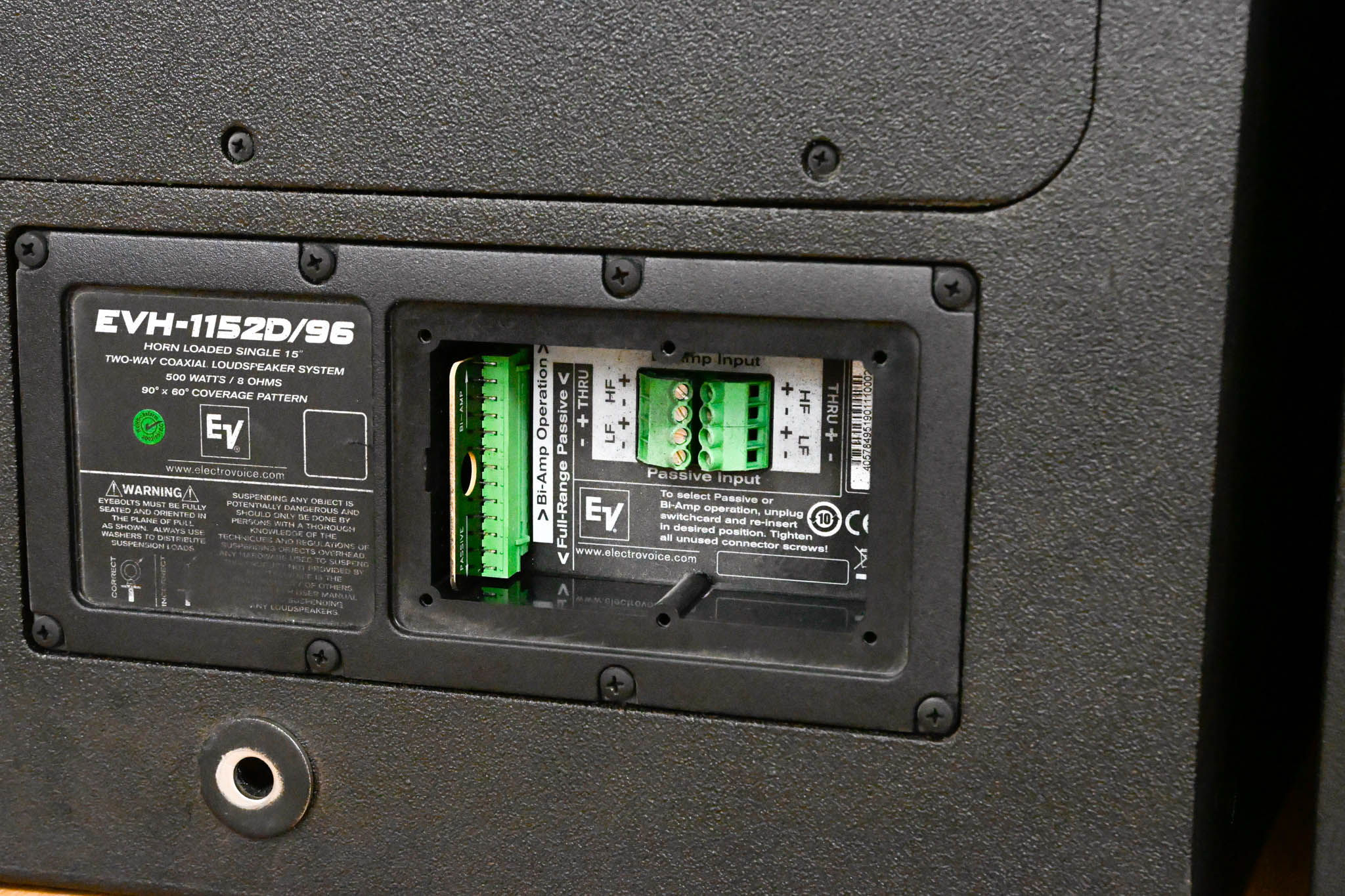 Electro-Voice (EV) EVH-1152D/96 15" Point-Source Loudspeaker (PAIR)