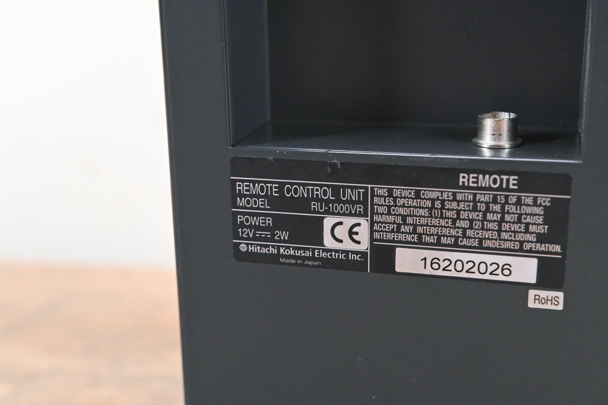 Hitachi RU-1000VR Remote Control Panel CG01BQ0