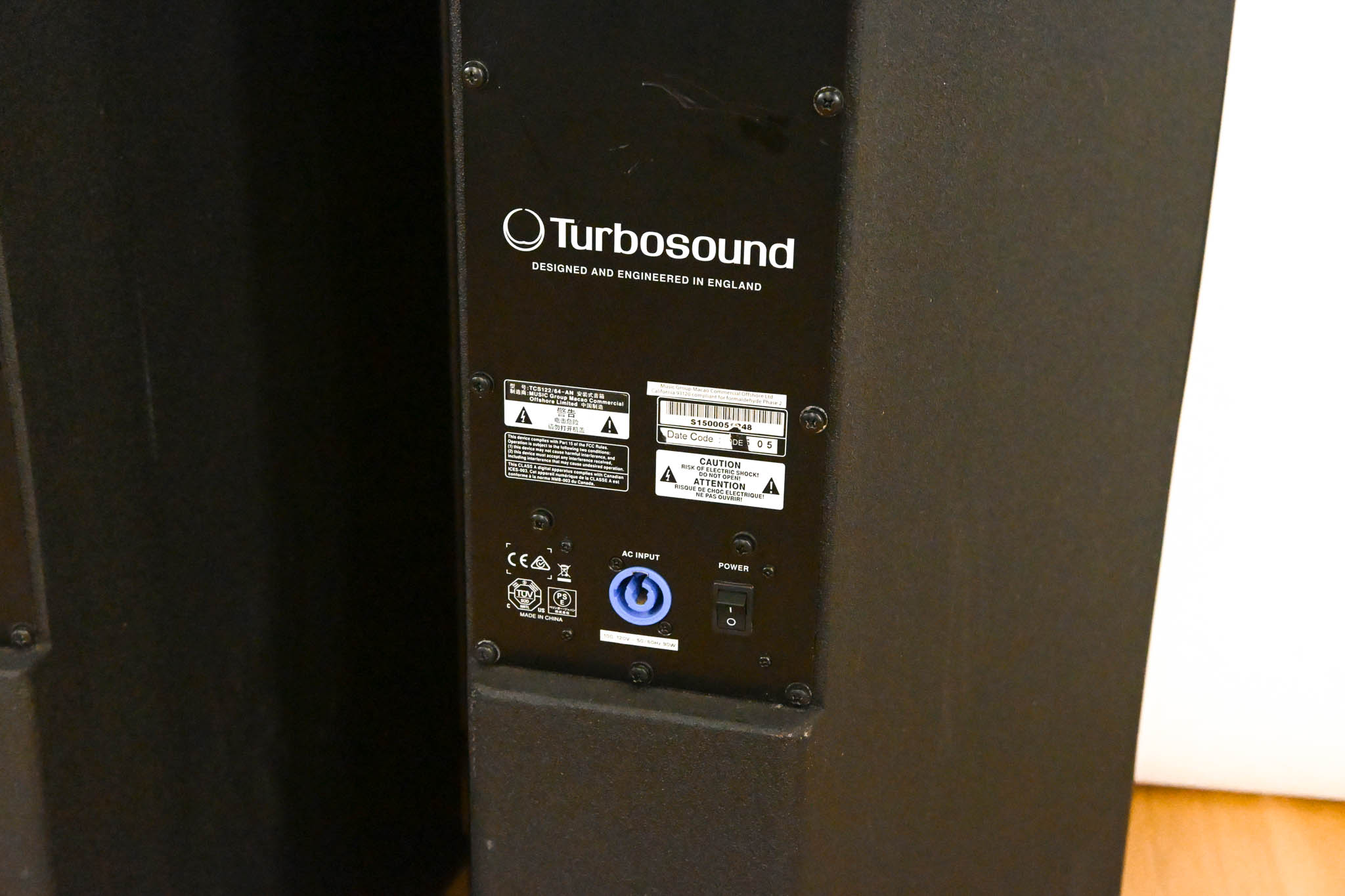 Turbosound TCS122/64-AN 12" 2-Way Powered Loudspeaker (PAIR)