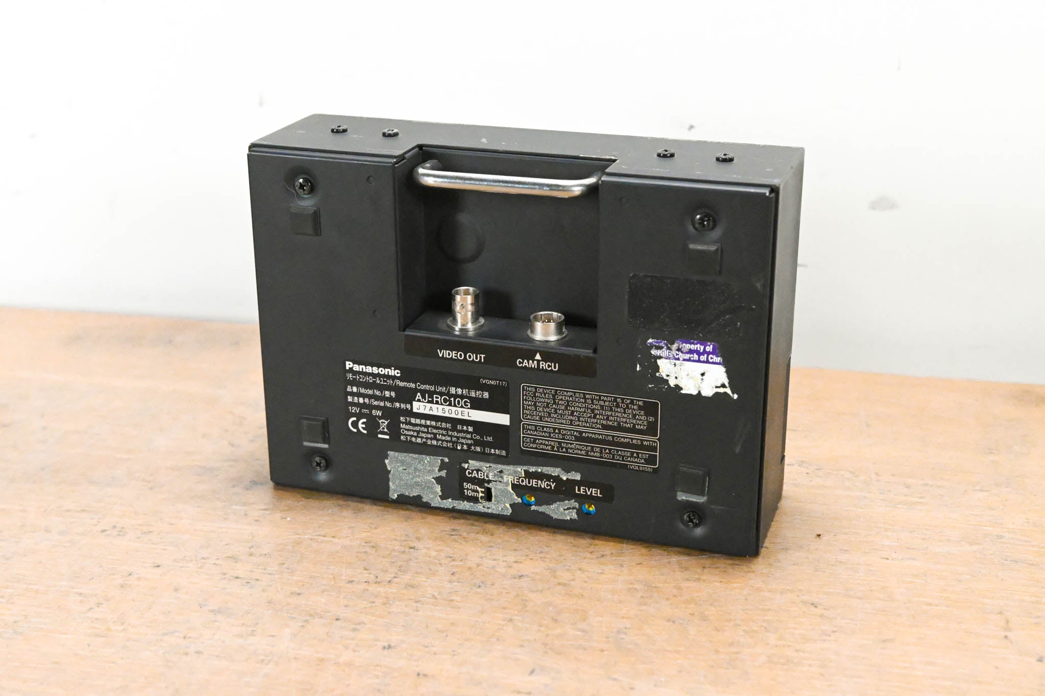 Panasonic AJ-RC10G Remote Control Unit
