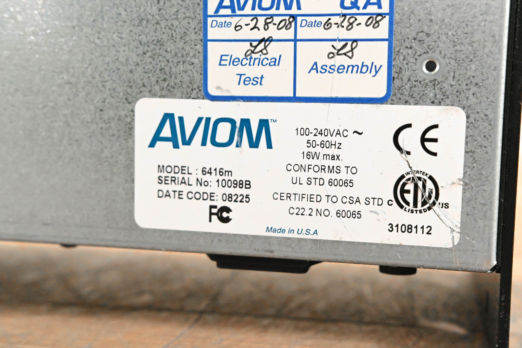 Aviom 6416m 16-Channel Mic Input Module