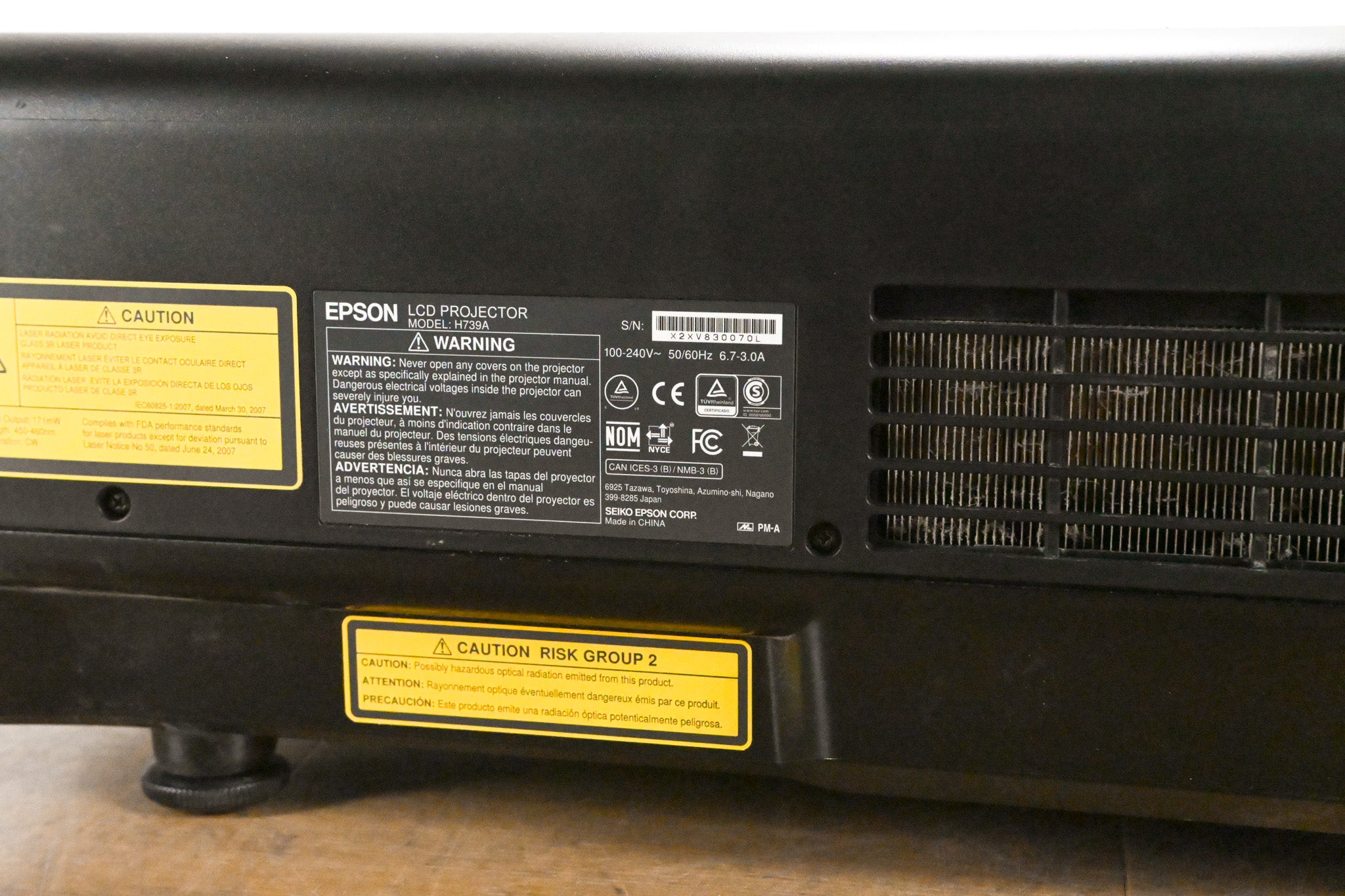 Epson Pro L1405U 8,000-Lumen Laser WUXGA 3LCD Projector w/ Lens