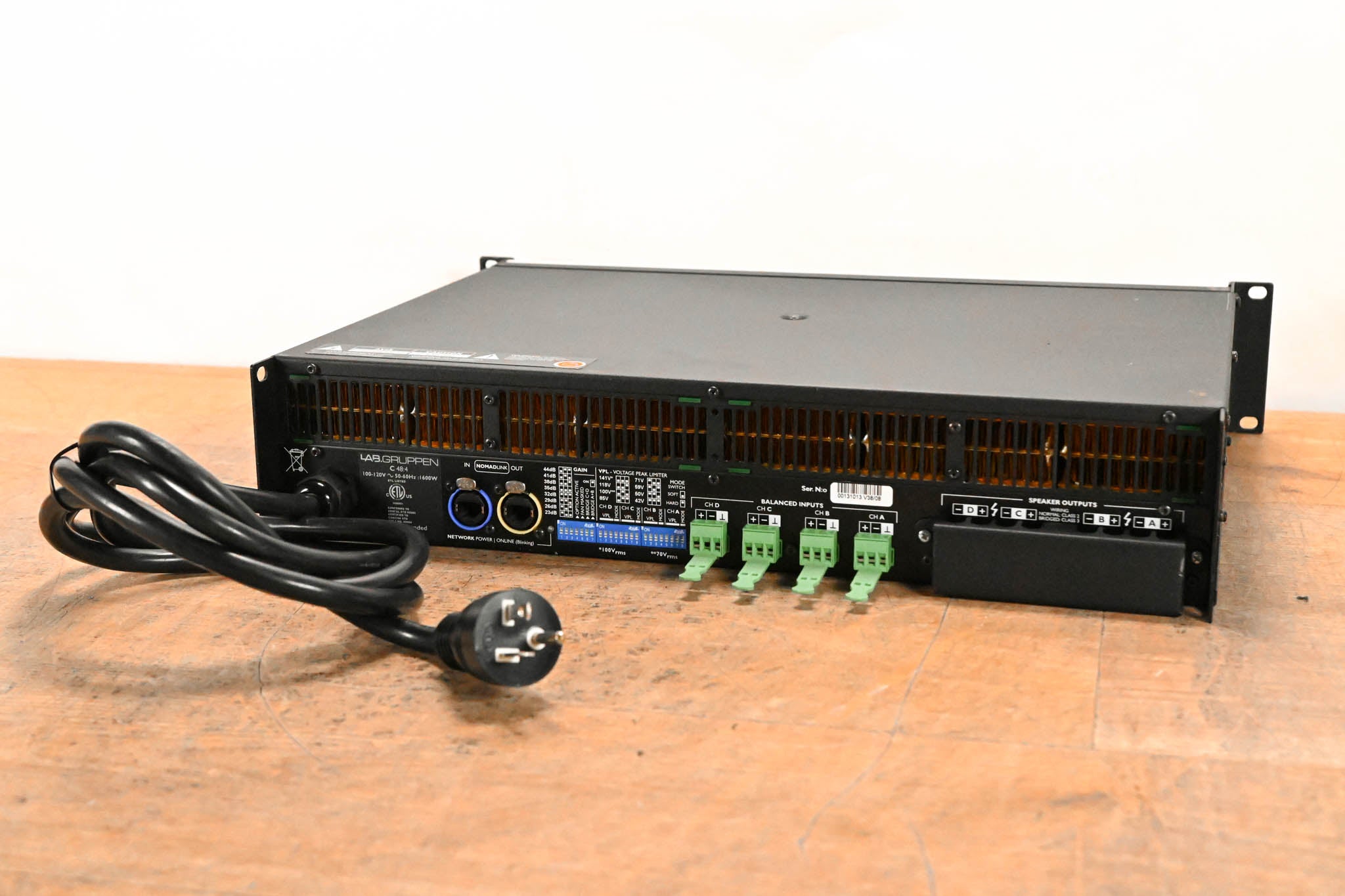 Lab Gruppen C 48:4 4800W 4-Channel Power Amplifier