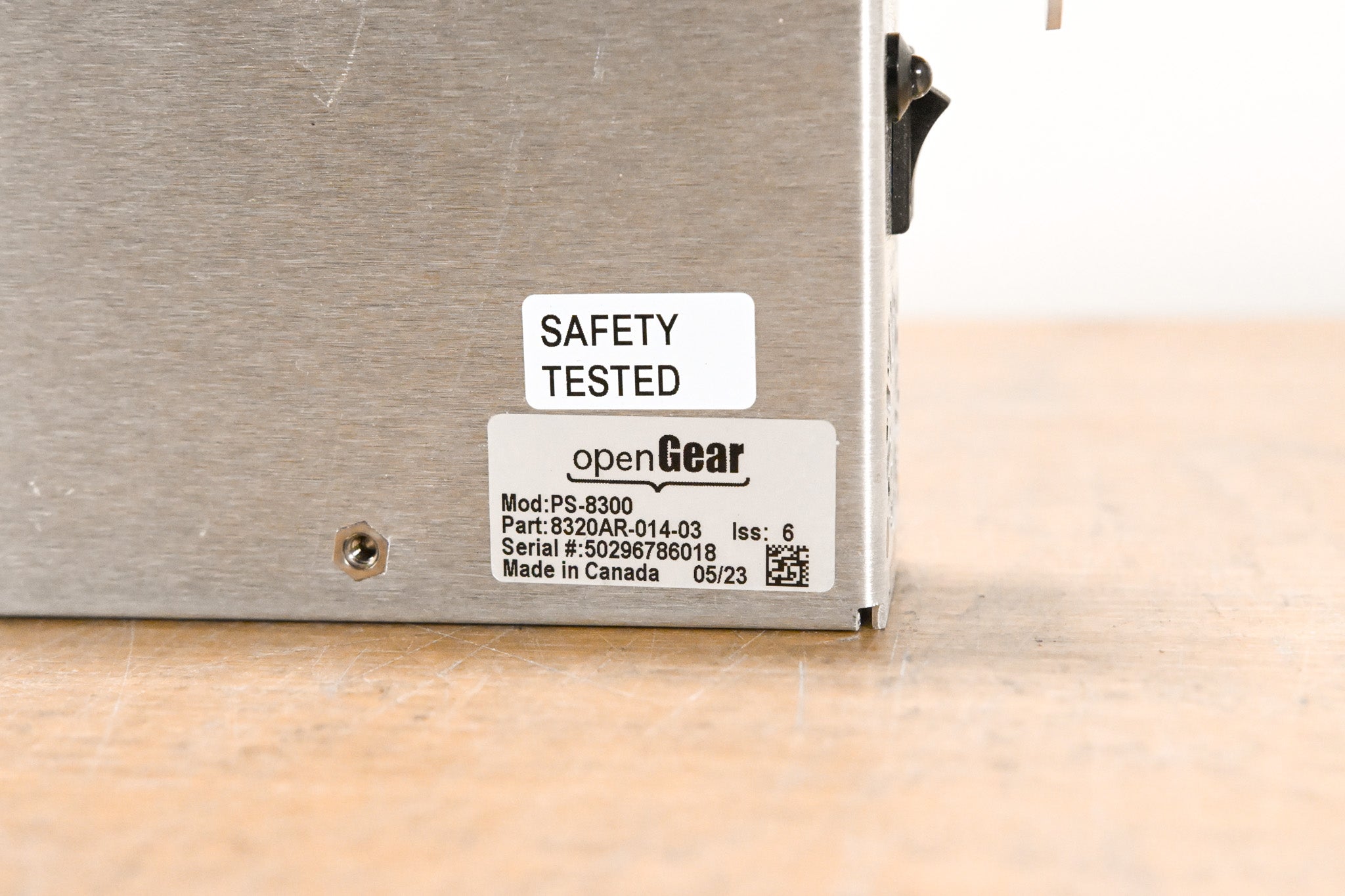 OpenGear PS-8300 Replacement Power Supply for 8321 openGear Frame