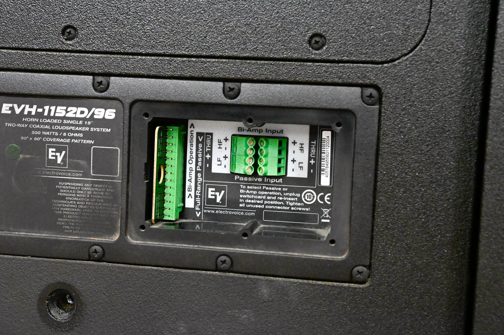 Electro-Voice (EV) EVH-1152D/96 15" Point-Source Loudspeaker (PAIR)