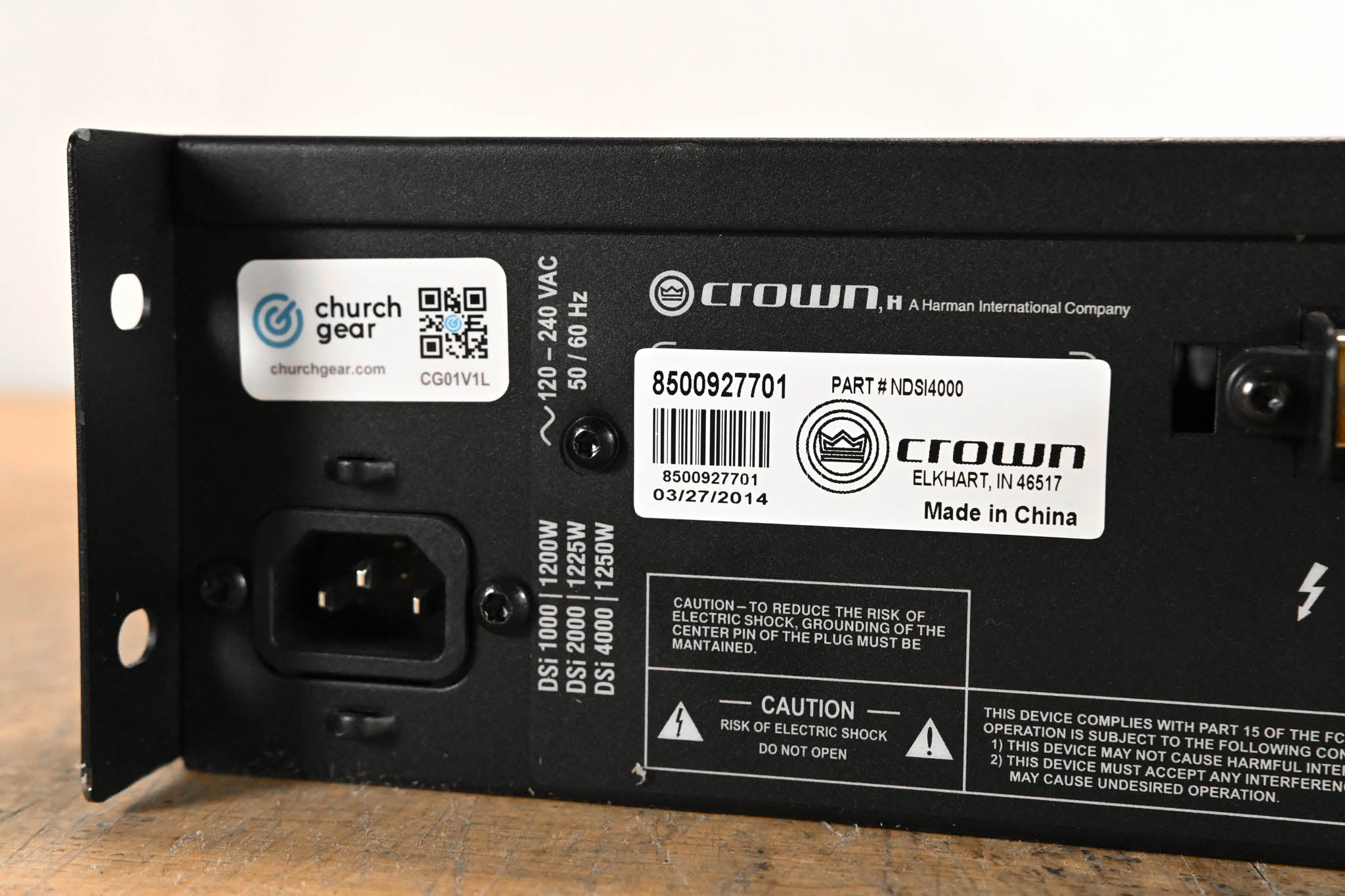 Crown DSi 4000 2-Channel Power Amplifier