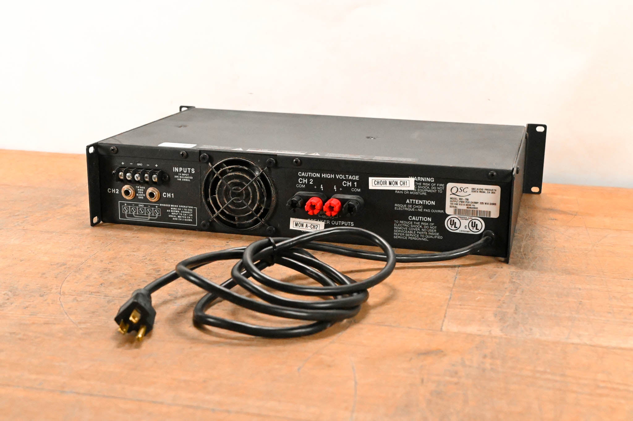 QSC MX 700 2-Channel Power Amplifier