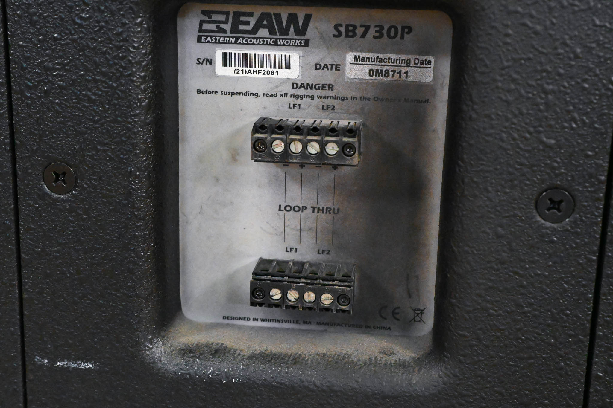 EAW SB730P Dual 12-inch Subwoofer