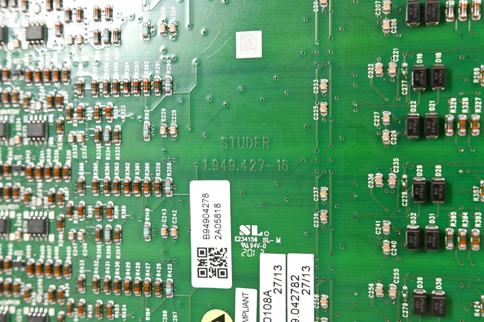 Studer Mic/Line In Card for D21m Modular I/O System