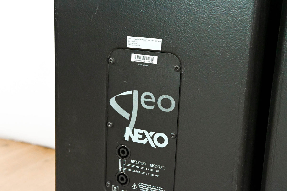 NEXO GEO S1210 2-Way Passive Loudspeaker (PAIR)