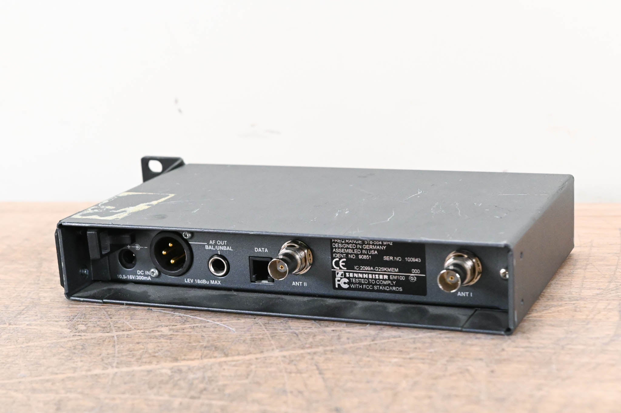 Sennheiser EM 100 G2 Wireless Receiver - 518-554 MHz (NO POWER SUPPLY)