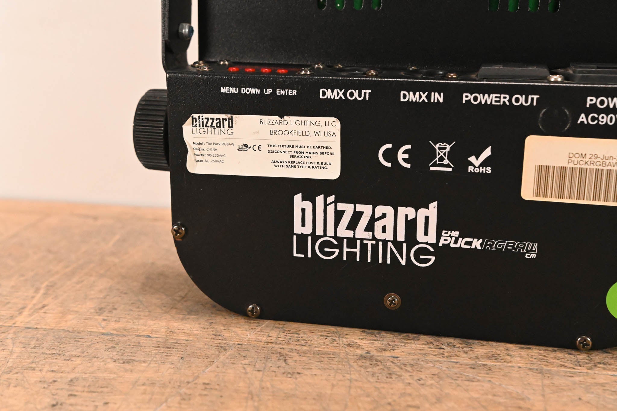 Blizzard Lighting The Puck RGBAW Flat LED PAR Can