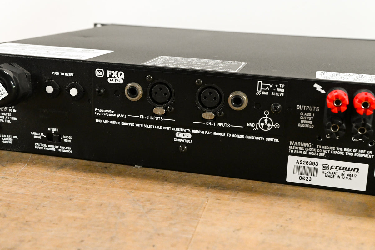 Crown Macro-Tech 2402 2-Channel Power Amplifier