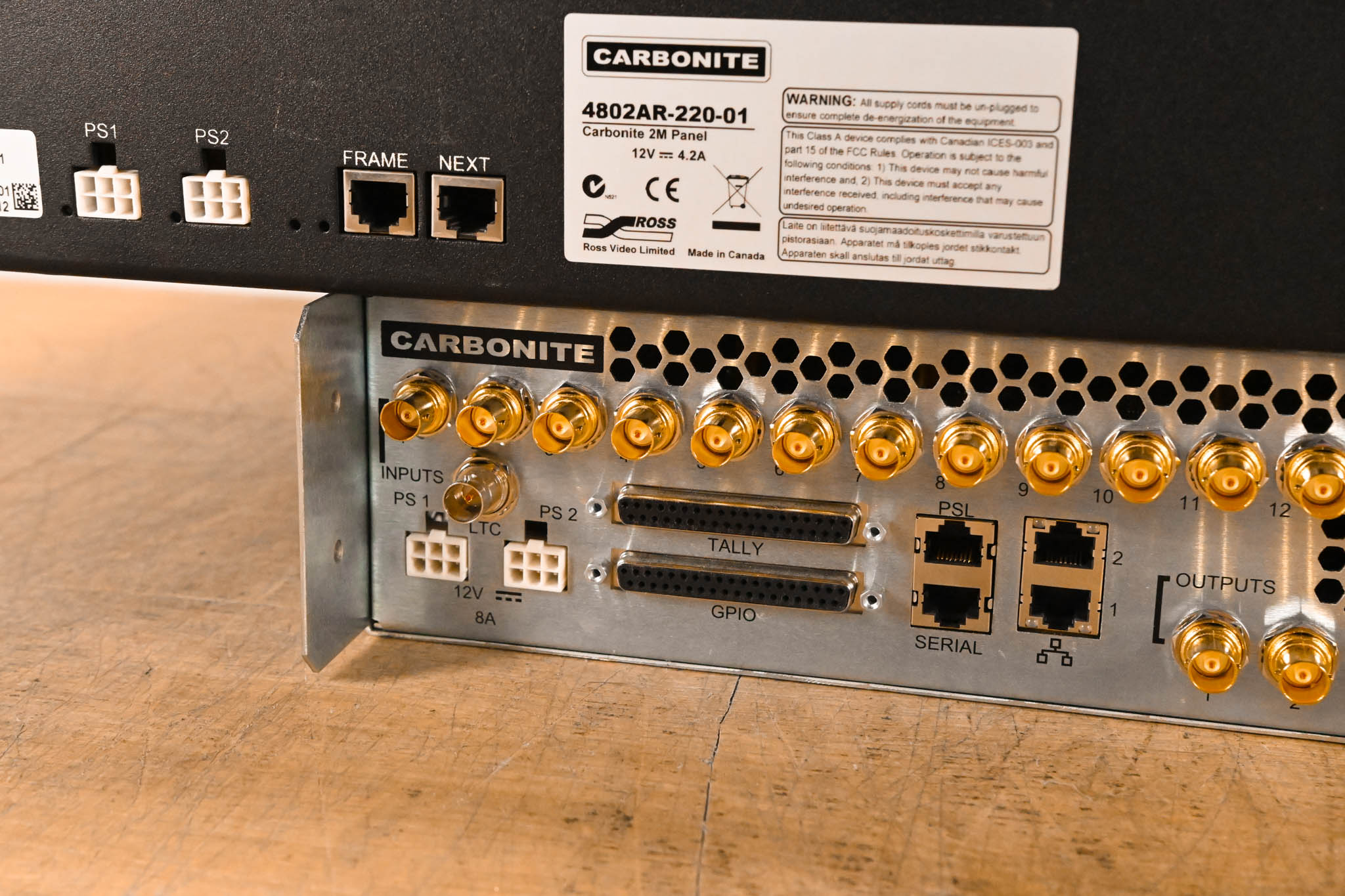 Ross Carbonite+ Frame 1 M/E Video Switcher with Carbonite 2M Panel