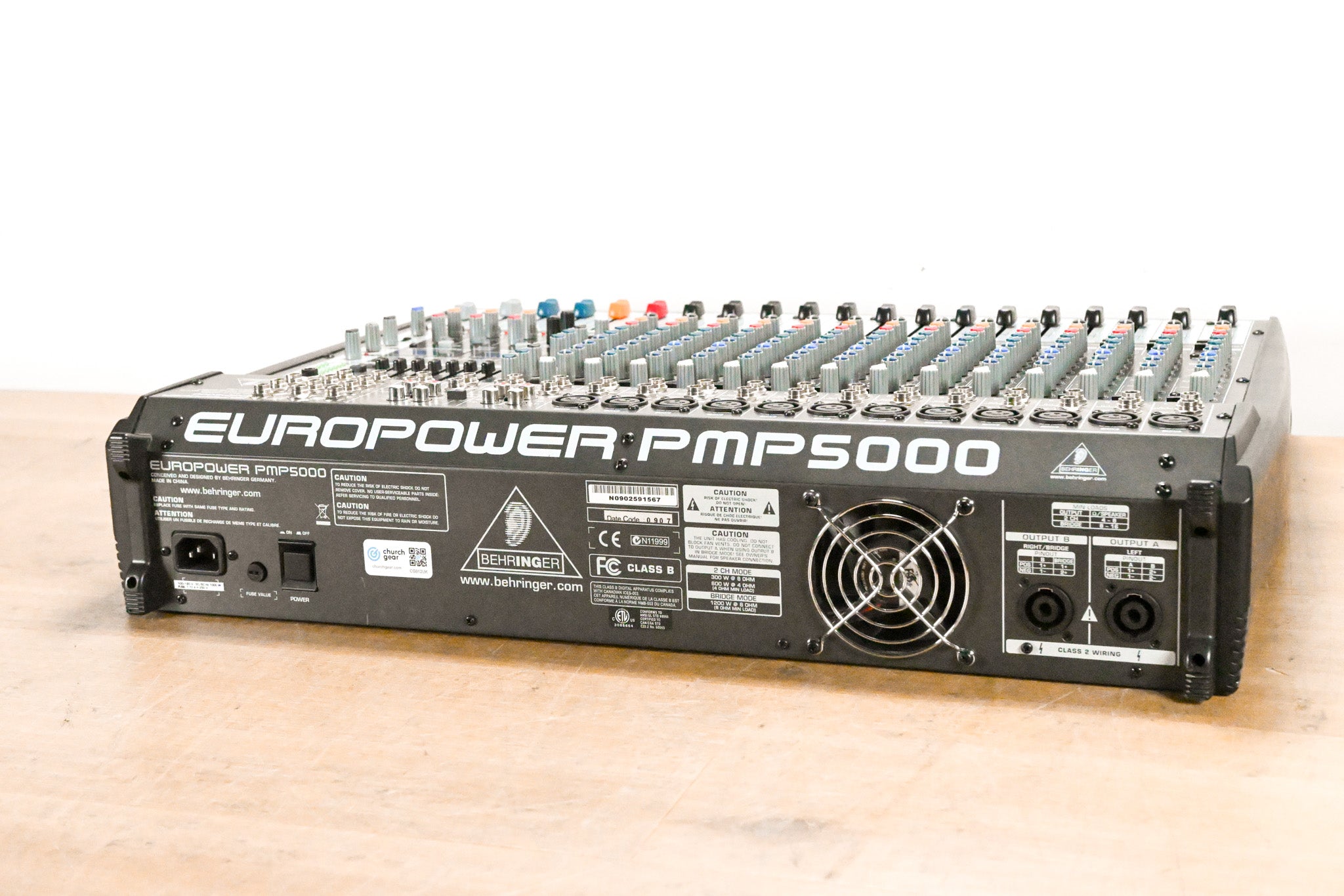 Behringer EuroPower PMP5000 1200W 20-Channel Powered Mixer