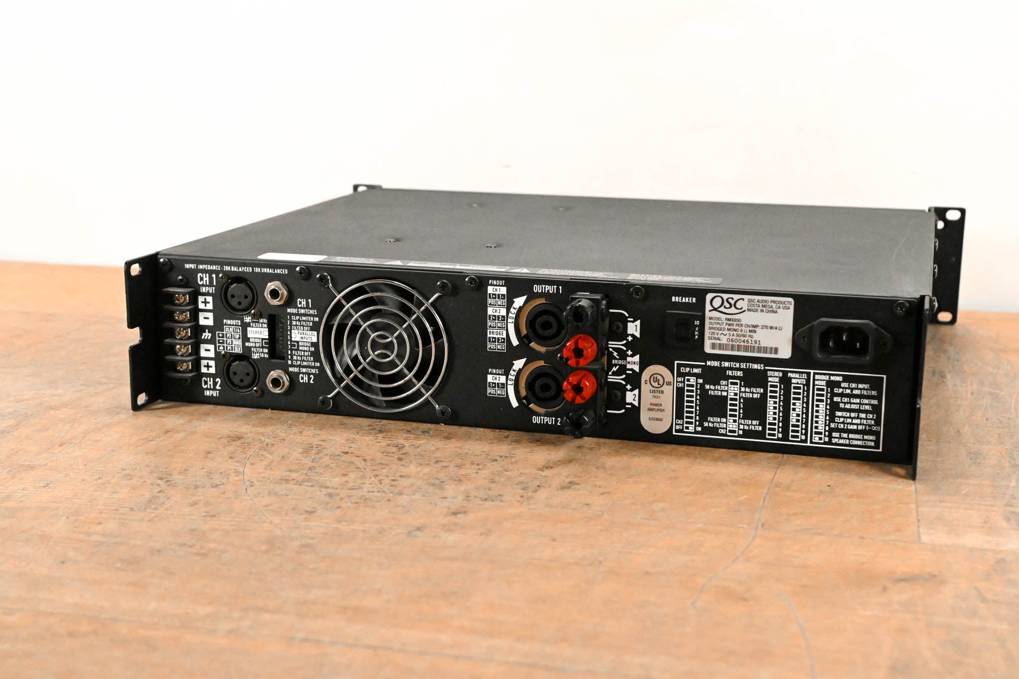 QSC RMX850 2-Channel Power Amplifier