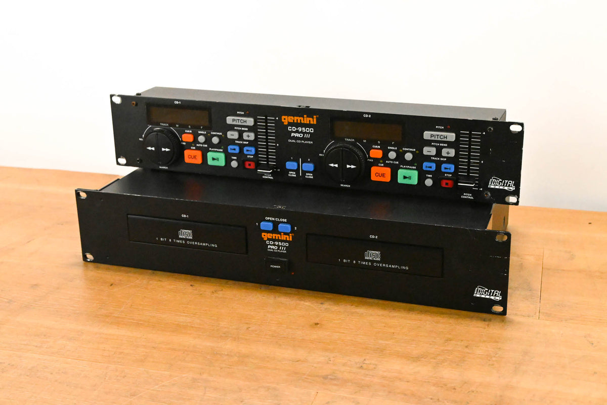 Gemini CD-9500 Pro III Dual CD Player with Controller