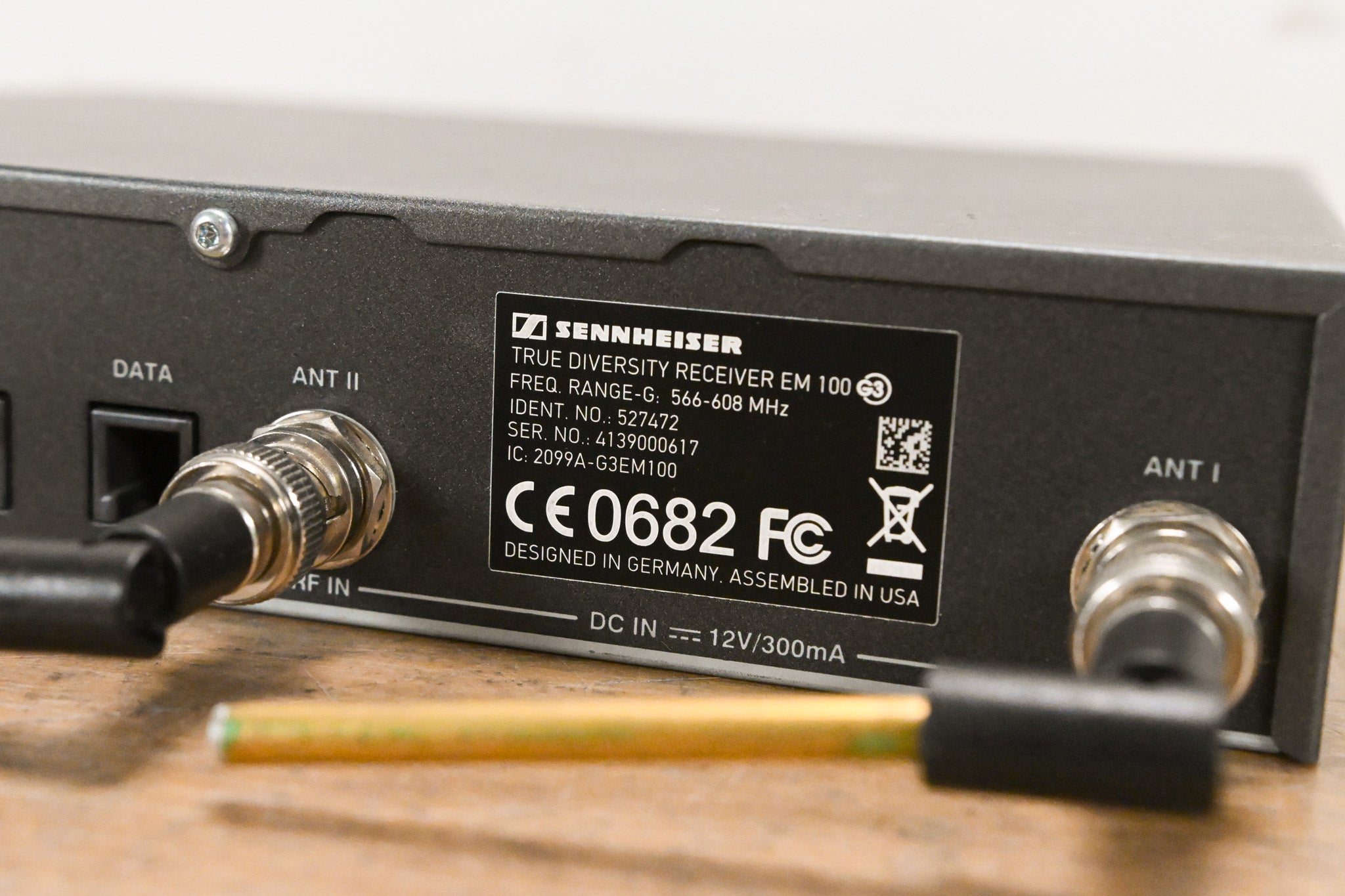 Sennheiser EM 100 G3 Wireless Receiver - 566-608 MHz (NO POWER SUPPLY)