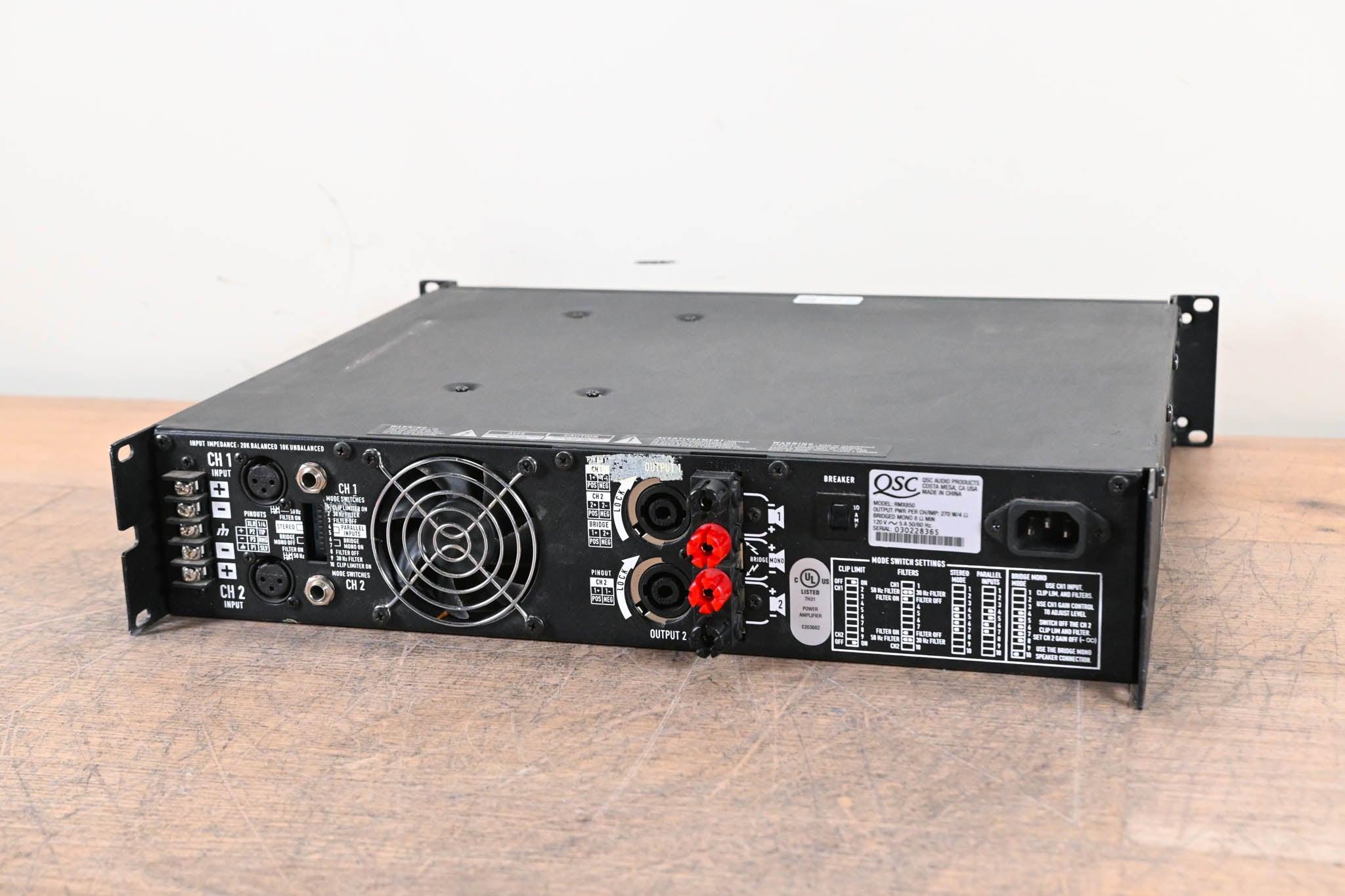 QSC RMX850 2-Channel Power Amplifier