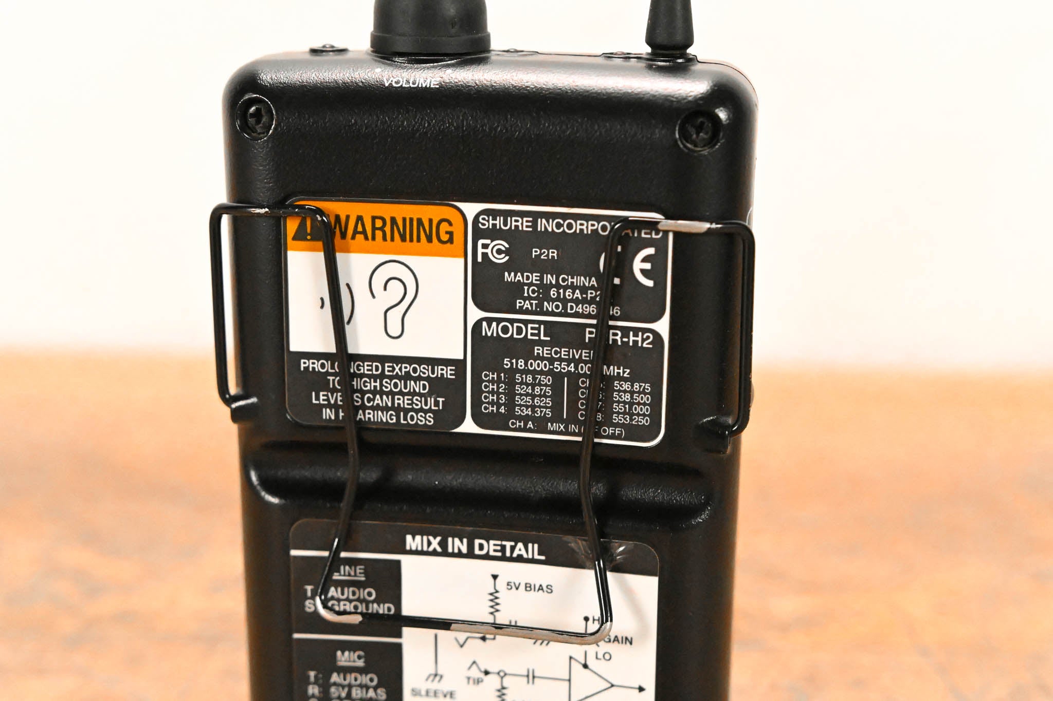 Shure PSM200 In-Ear Personal Monitoring System - H2 Band NO POWER SUPPLY
