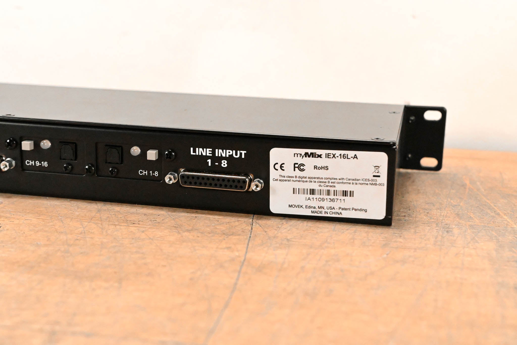 myMix IEX-16L 16-Channel Input Expander (NO POWER SUPPLY)