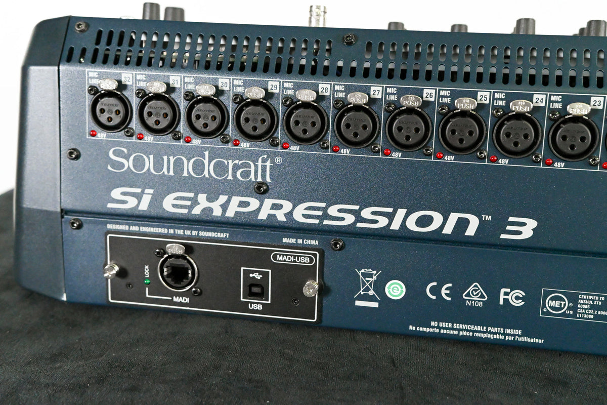 Soundcraft Si Expression 3 32-Channel Digital Mixer with MADI-USB Card