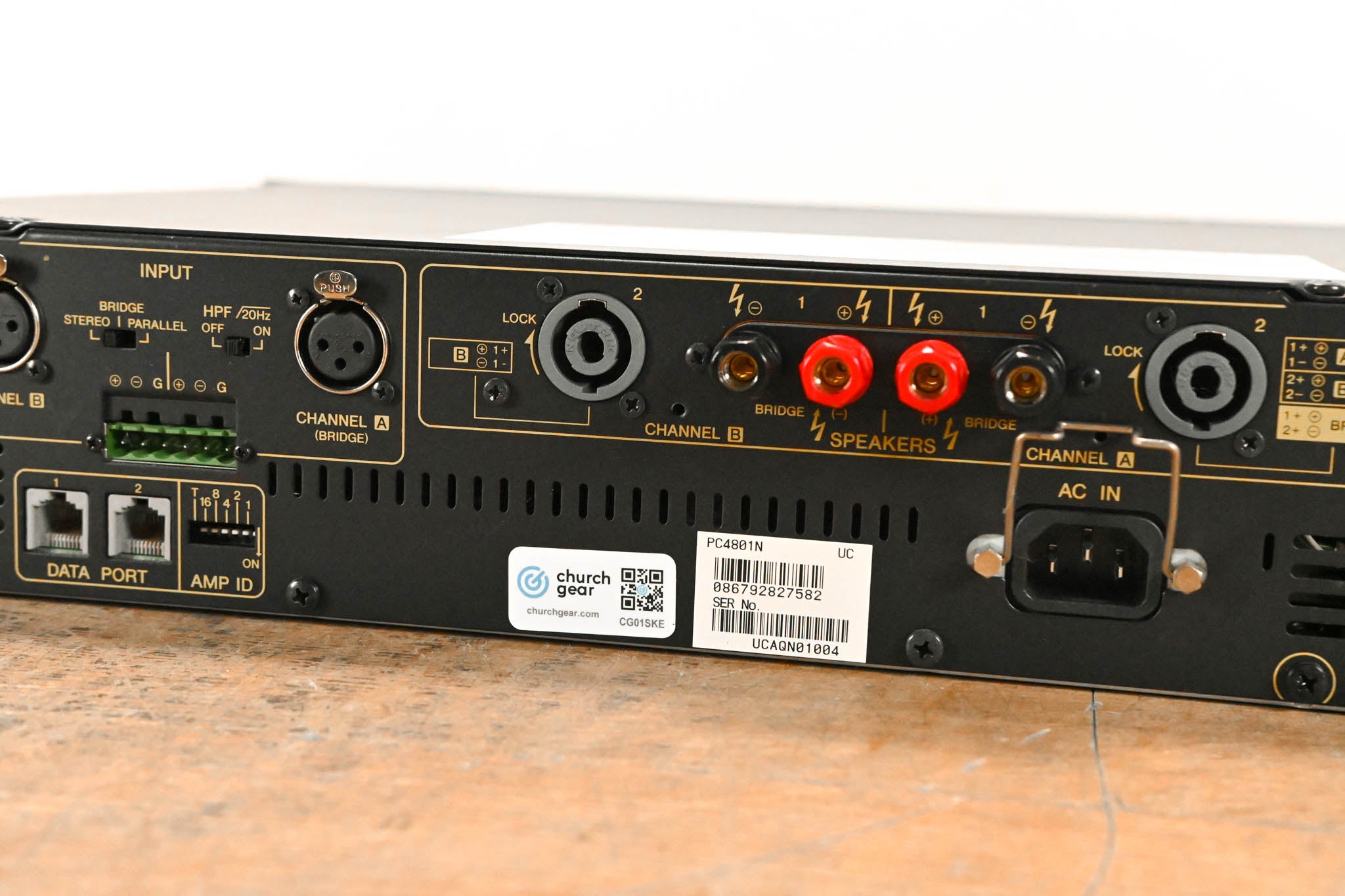 Yamaha PC4801N 2-Channel 475W Power Amplifier CG01SKE