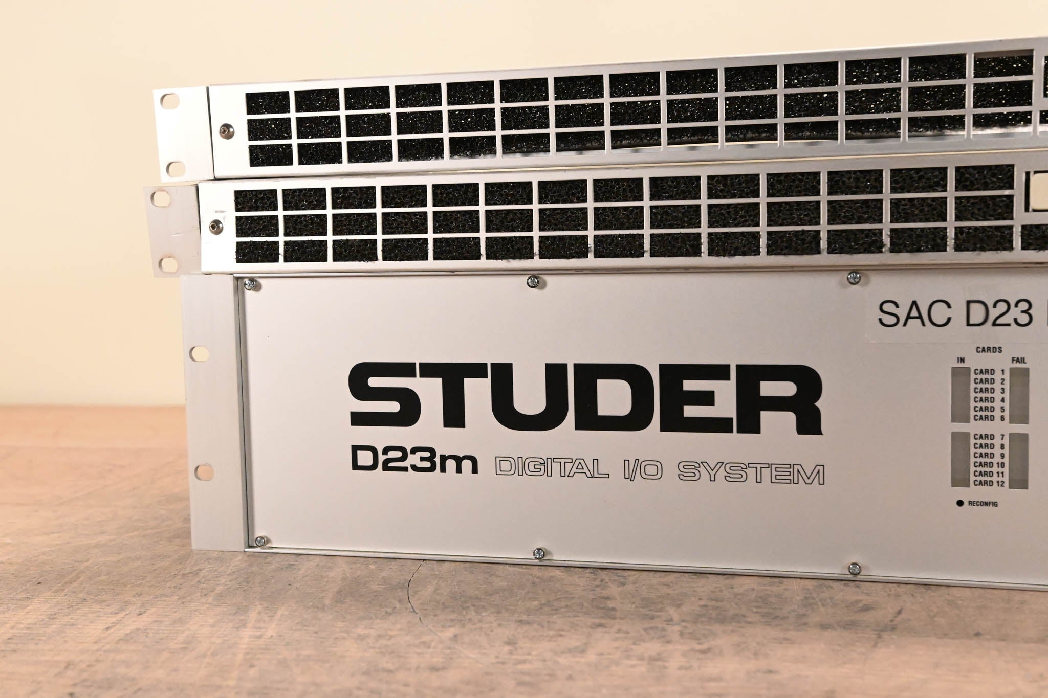 Studer D23m I/O System w/ A-Link HD Card, Fan Module, and Filter Module