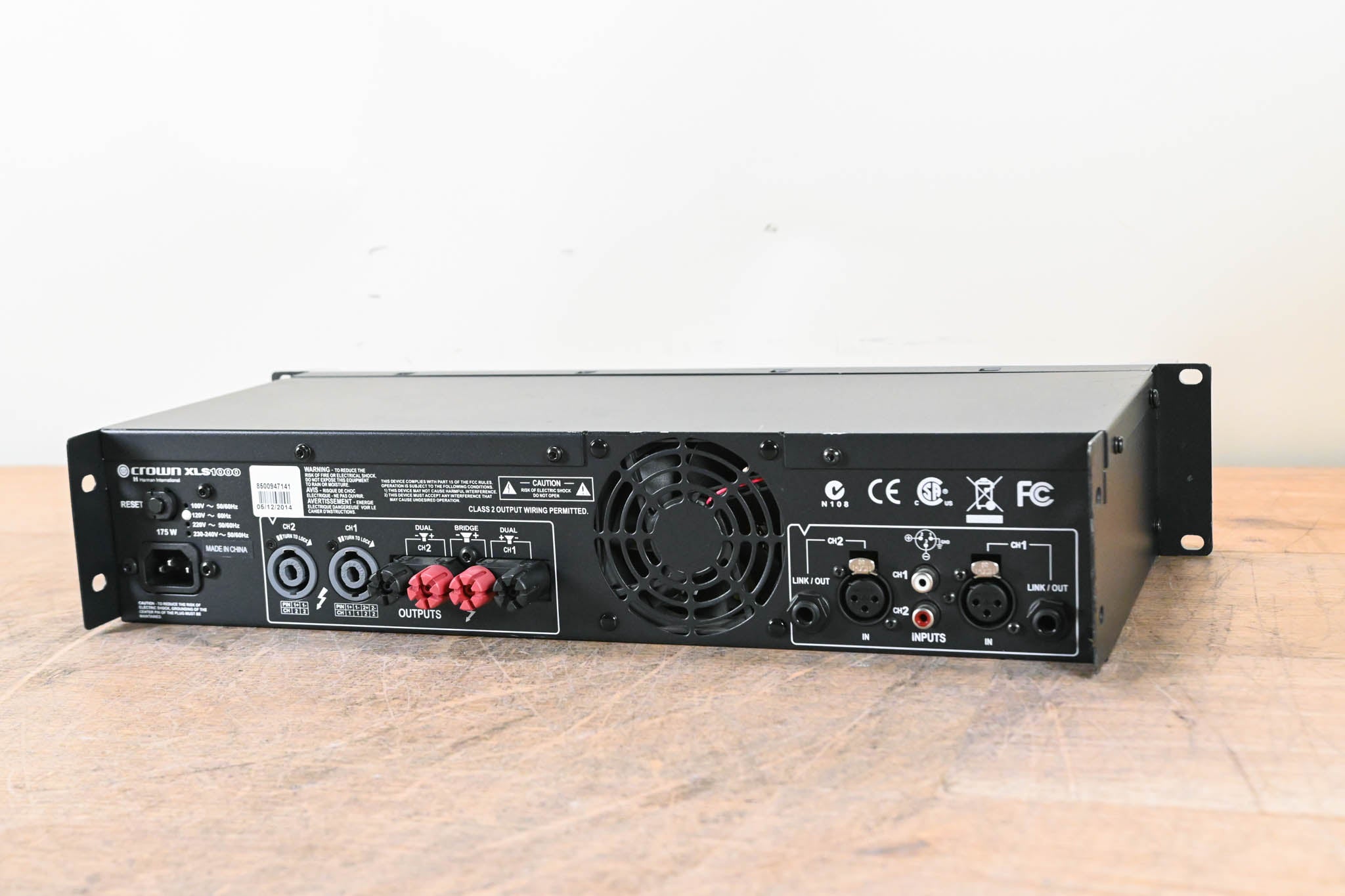 Crown XLS 1000 2-Channel Power Amplifier