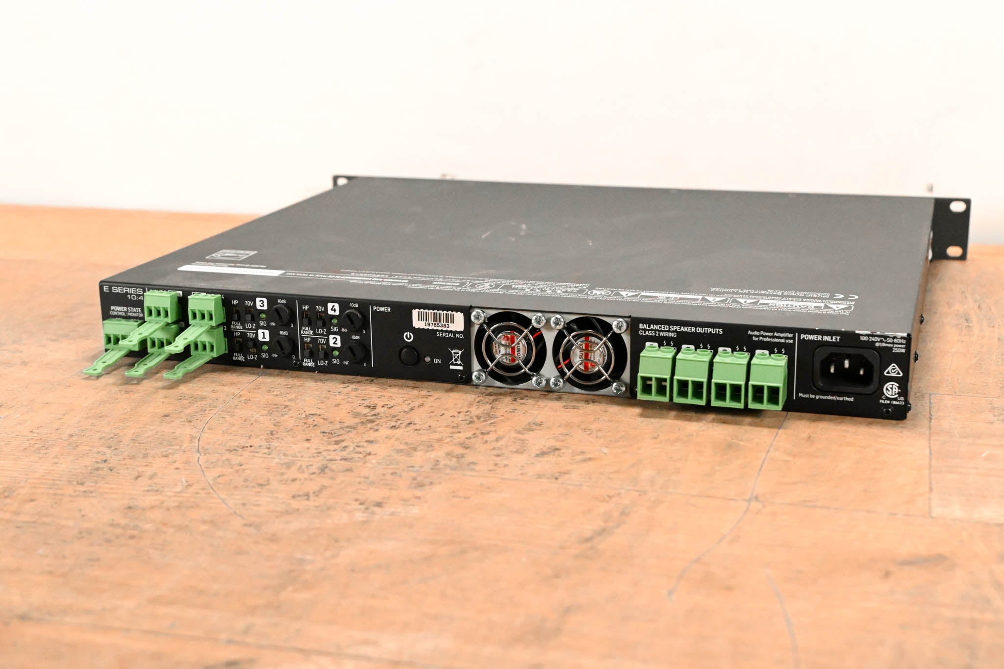 Lab Gruppen E10:4 1000W E-Series Installation Amplifier