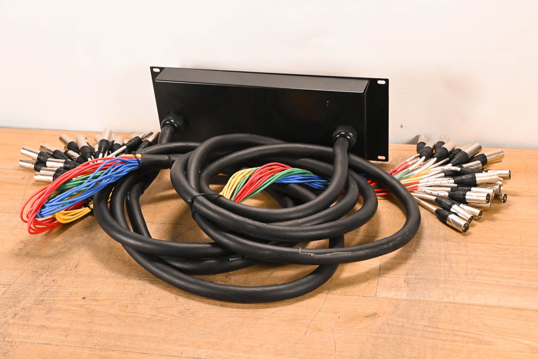 Seismic Audio SARMSS-32x1515 - 32-CH XLR TRS Combo Splitter Snake Cable